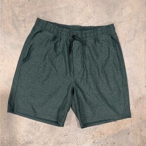 Outdoor Voices Dark Green Athletic Shorts